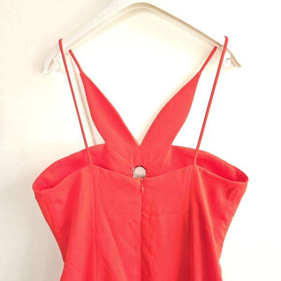 New Torn By Ronny Kobo Anna Crepe Crimson Dress Spring 2025 Size Medium NWT - Picture 11 of 15